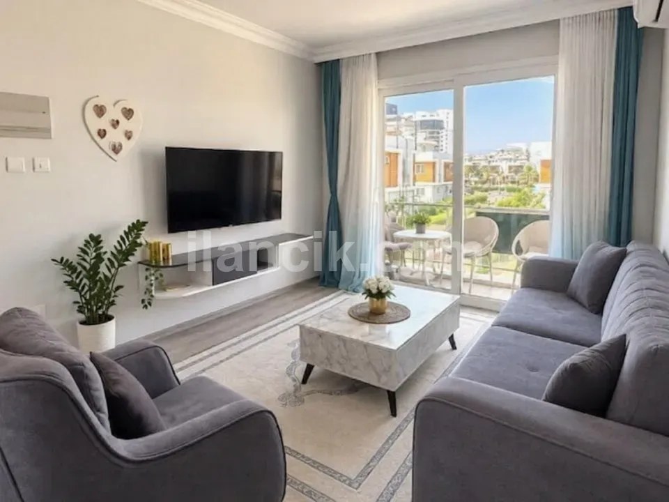 İskele Long Beach'te Satılık İki Odalı Daire