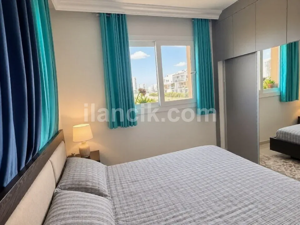 İskele Long Beach'te Satılık İki Odalı Daire - 4