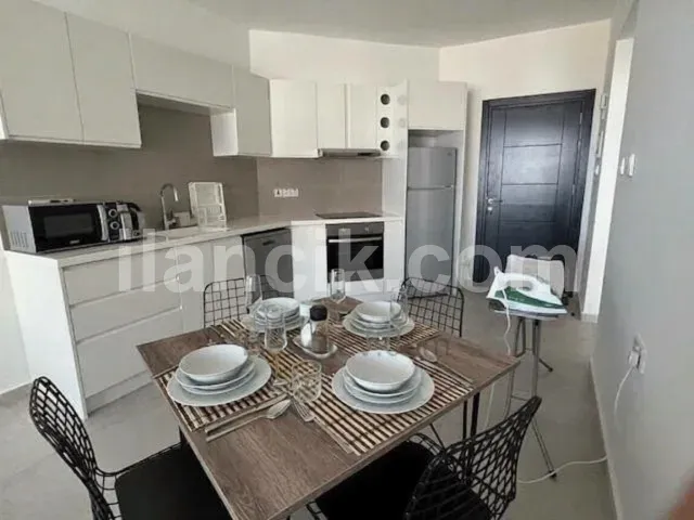 Lefke Gaziveren'de Mobilyalı 1+1 Satılık Daire - 4