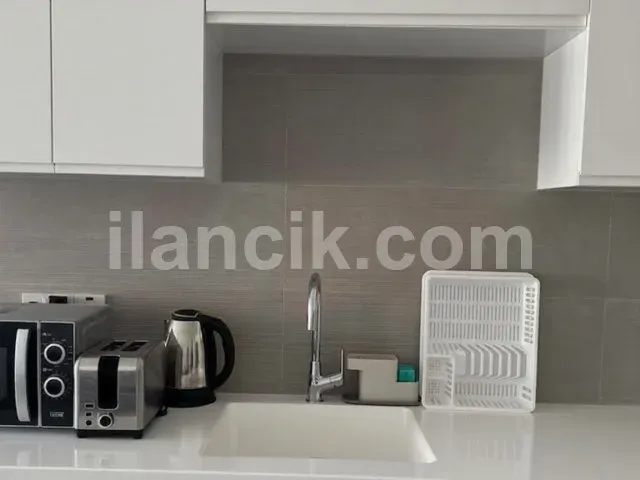 Lefke Gaziveren'de Mobilyalı 1+1 Satılık Daire - 5