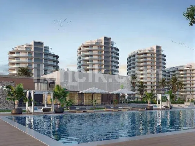Lefke Gaziveren'de Satılık Tek Yatak Odalı Daire - 14
