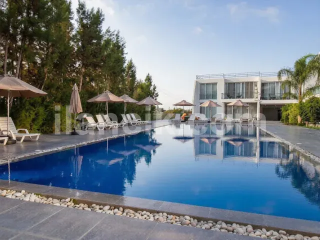 Girne Doğanköy'de Mobilyalı 2 Odalı Bahçe Katı Daire