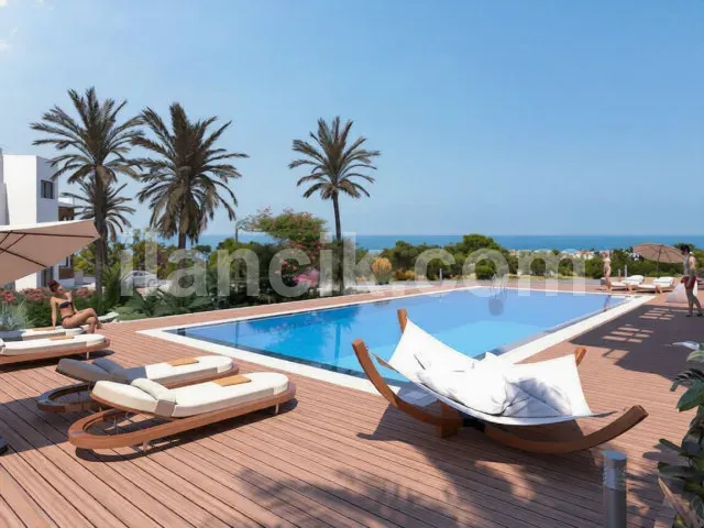 Girne Karaağaç'ta Satılık İki Odalı Bahçe Katlı Daire - 2