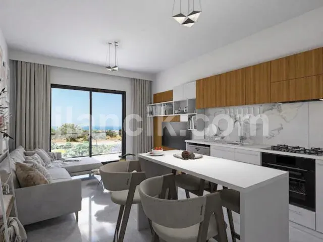 Girne Karaağaç'ta Satılık İki Odalı Bahçe Katlı Daire - 5