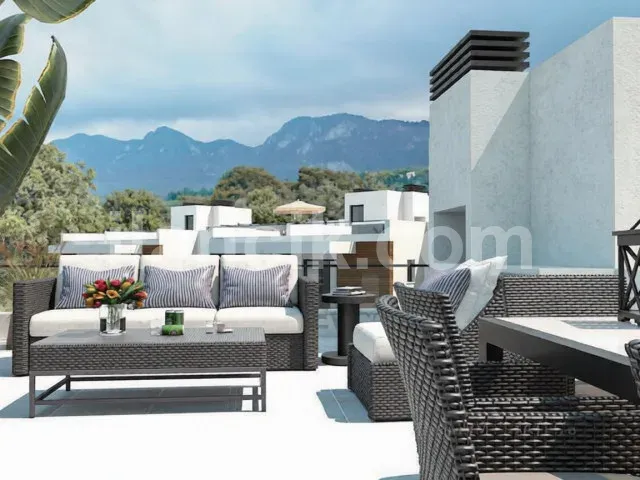 Girne Karaağaç'ta Satılık İki Odalı Bahçe Katlı Daire - 9