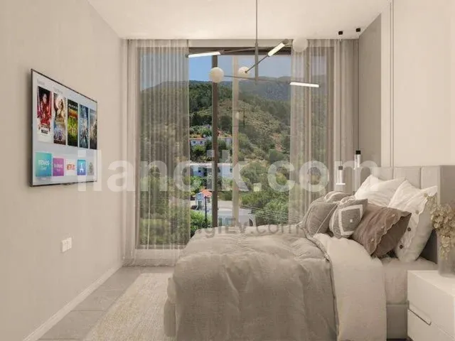 Satılık 1+1 Daire, Alsancak Girne – Dağ ve Deniz Görüşlü - 8