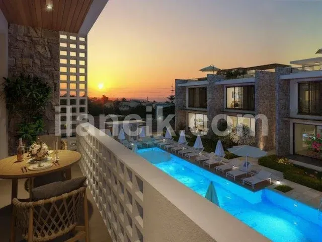 Satılık 1+1 Daire, Alsancak Girne – Dağ ve Deniz Görüşlü - 19
