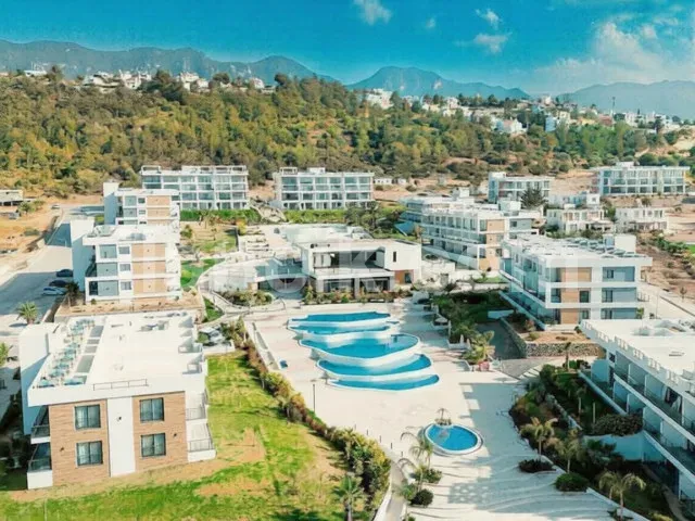 Satılık 1+1 Daire - Esentepe, Girne - Deniz Manzaralı - 3
