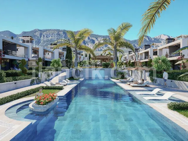 Satılık 2 Odalı İkiz Villa – Lapta, Girne