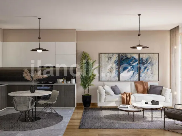 Lapta'da Satılık 1+1 Bahçe Katı Daire – Resort Yaşam - 4