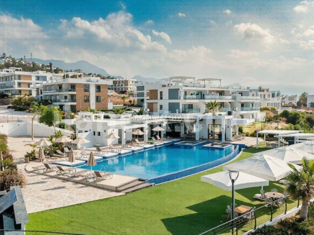Satılık 1+1 Daire - Esentepe, Girne - Deniz Manzaralı - 14