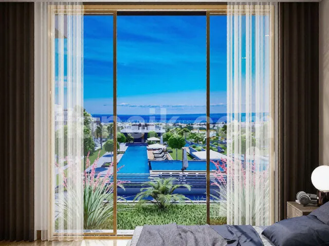 Lapta'da Satılık 1+1 Bahçe Katı Daire – Resort Yaşam - 12