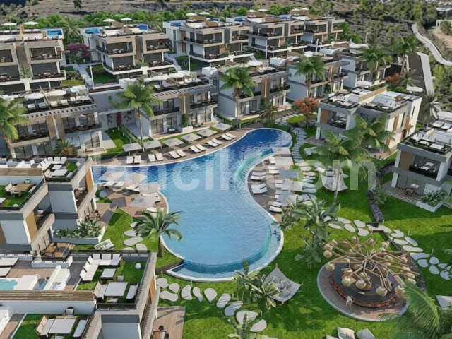 Girne Zeytinlik'te Satılık 2 Odalı Daire