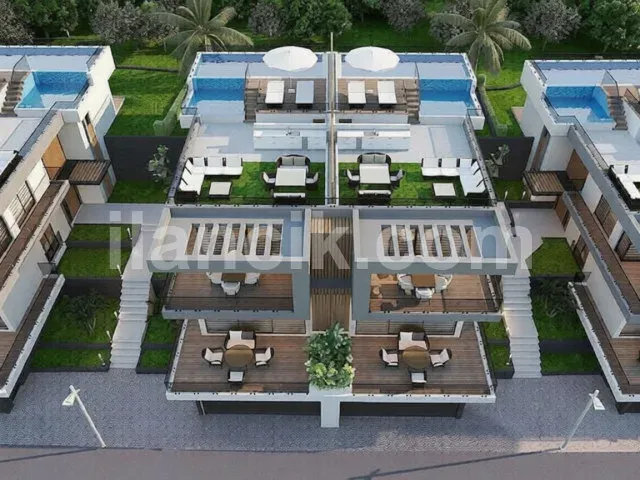 Satılık İkiz Villa | Zeytinlik, Girne | 2 Yatak Odalı - 5