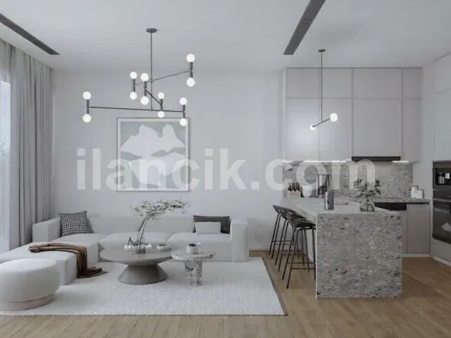 Satılık 1+1 Daire Karşıyaka Girne - Özel Bahçe ve Havuzlu - 8