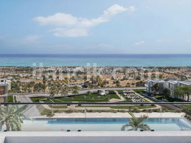 Girne Karşıyaka'da Satılık İki Yatak Odalı Bahçeli Daire - 14