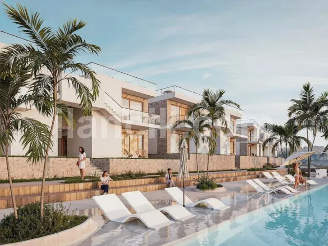 Girne Karşıyaka'da Satılık İki Yatak Odalı Bahçeli Daire - 15