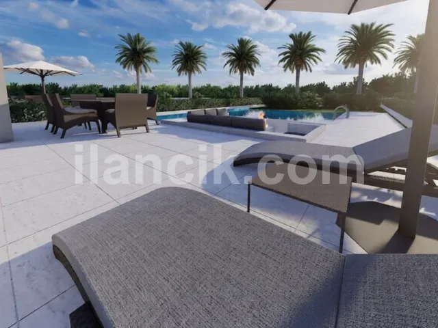 Girne Alsancak'ta Satılık Bahçeli 2 Yatak Odalı Daire - 8