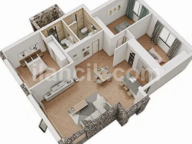 Bahçeli'de Satılık 3 Yatak Odalı Bungalov – Wellness Konseptli - 8