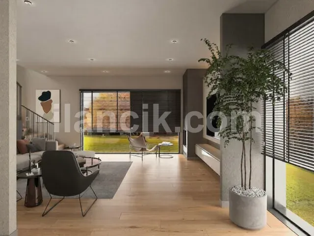 Alsancak'ta Satılık Havuzlu 3 Yatak Odalı Villa - 4
