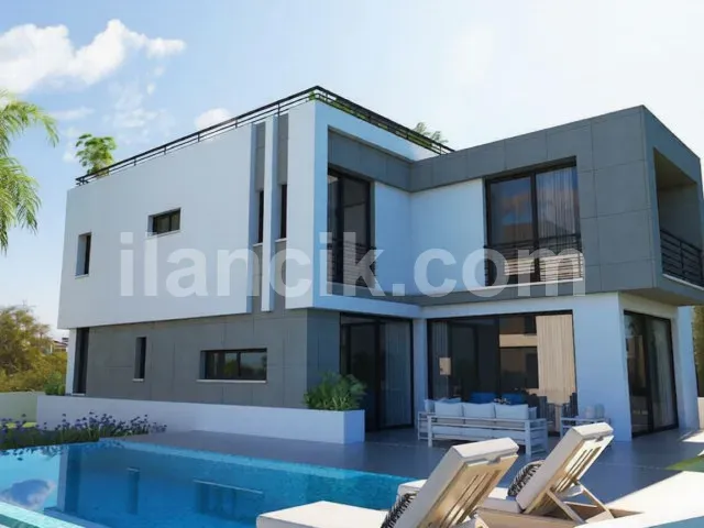 Satılık 4 Yatak Odalı Villa - Karaoğlanoğlu, Girne