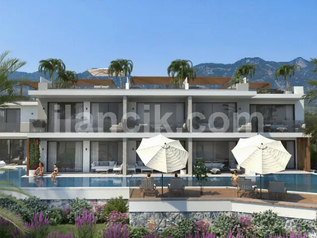 Lapta'da Satılık 2+1 Dubleks Penthouse - Havuz ve Teras - 13