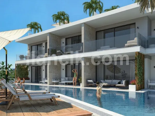 Lapta'da Satılık 2+1 Dubleks Penthouse - Havuz ve Teras - 14