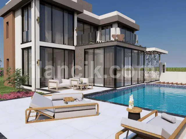 Satılık 4 Yatak Odalı Villa - Lapta, Girne