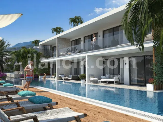 Lapta'da Satılık 2+1 Dubleks Penthouse - Havuz ve Teras - 20
