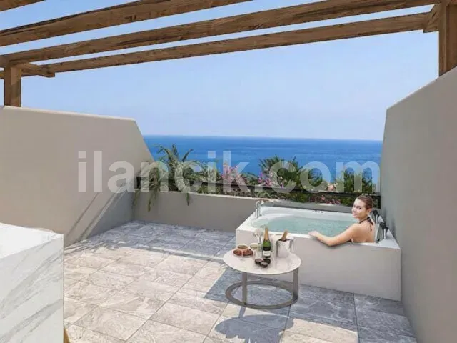 Satılık 2 Odalı Çift Katlı Penthouse - Esentepe, Girne - 5