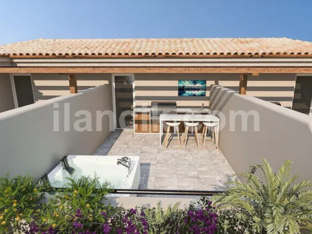 Satılık 2 Odalı Çift Katlı Penthouse - Esentepe, Girne - 6