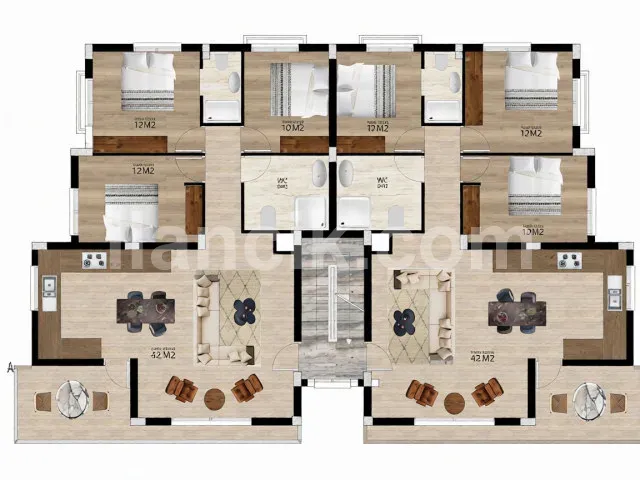 Gönyeli'nde Satılık 2+1 Daire, 80 m², Eşyalı - 14
