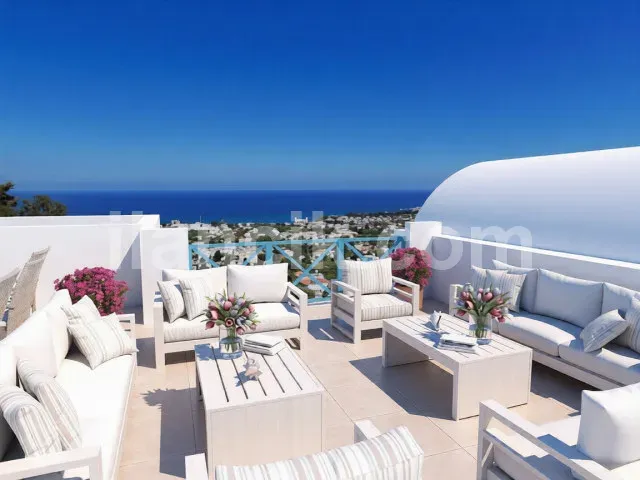 Satılık Daire, Lapta Girne - Deniz Manzaralı Modern Proje - 2