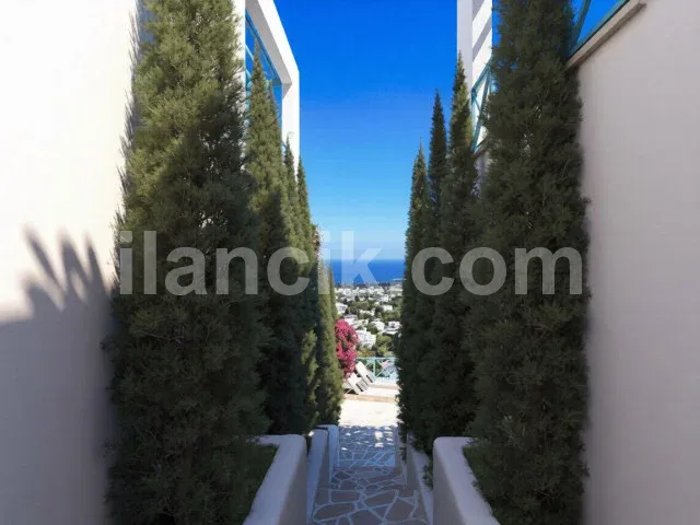 Satılık Daire, Lapta Girne - Deniz Manzaralı Modern Proje - 15