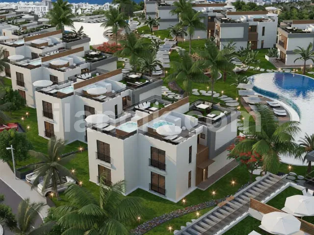 Girne Yukarı Bölgede Satılık 2 Yatak Odalı Daire - 3