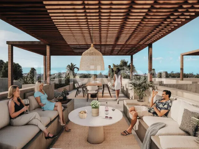 Satılık 1+1 Penthouse, Esentepe Girne - Deniz Manzaralı - 3