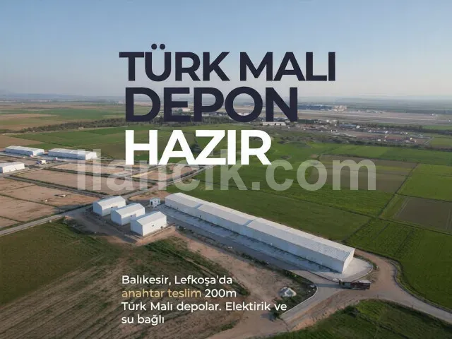 Balıkesir'de Satılık Ticari Depo – 150 m² Türk Malı Tapulu