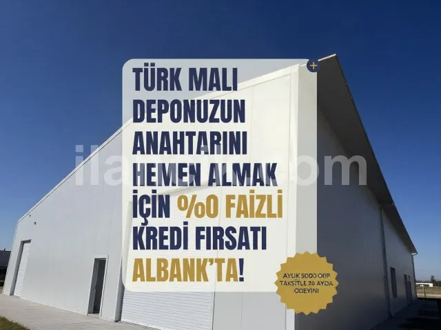 Balıkesir'de Satılık Ticari Depo – 150 m² Türk Malı Tapulu - 2