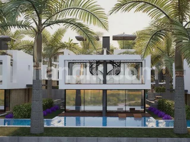 Tatlısu'da Satılık Modern İkiz Villa - Güvenlikli Site - 2
