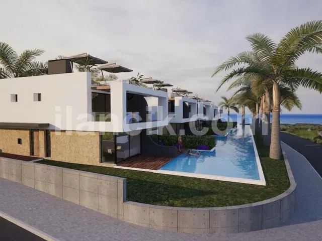 Tatlısu'da Satılık Modern İkiz Villa - Güvenlikli Site - 14