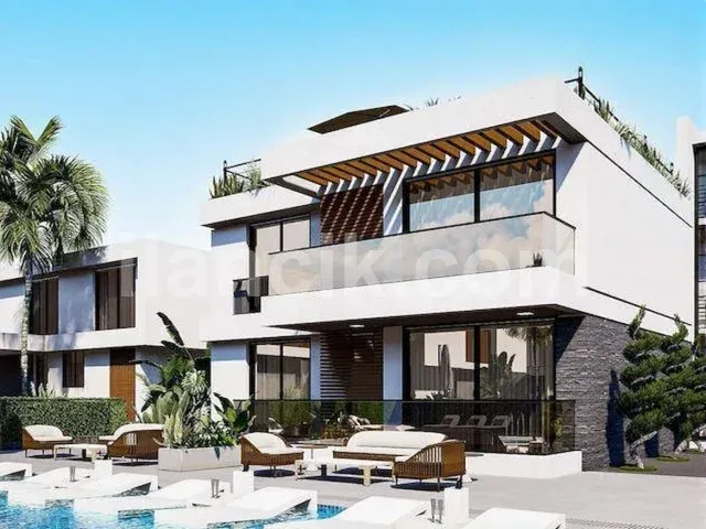 Satılık 3+1 İkiz Villa – Boğaz, İskele