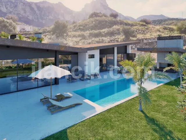 Satılık 5 Yatak Odalı Lüks Villa - Zeytinlik, Girne - 4