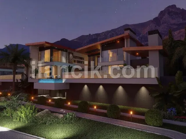 Satılık 5 Yatak Odalı Lüks Villa - Zeytinlik, Girne - 8