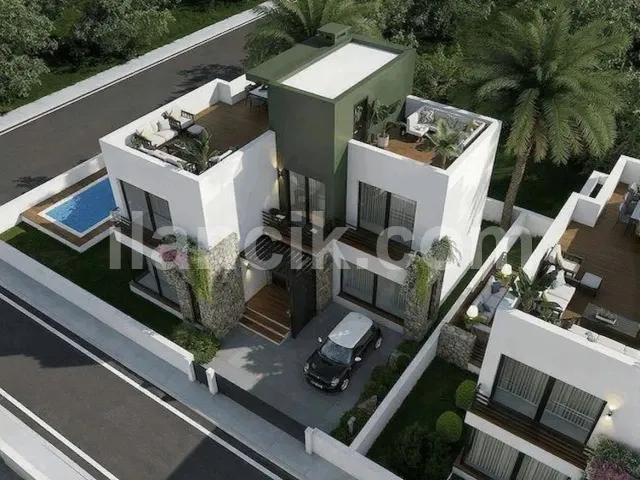 Alsancak'ta Satılık 4 Yatak Odalı Modern Villa - 10