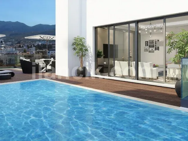 Satılık 3+1 Dubleks Penthouse - Girne Merkez - 11