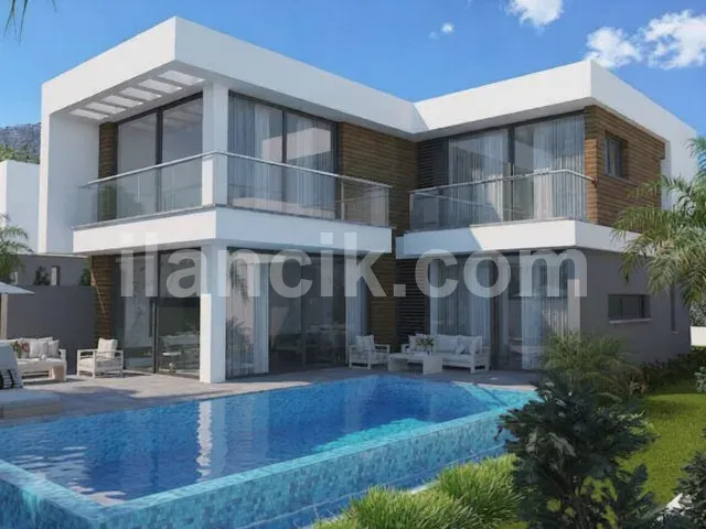 Satılık 4 Odalı Lüks Villa - Bellapais, Girne