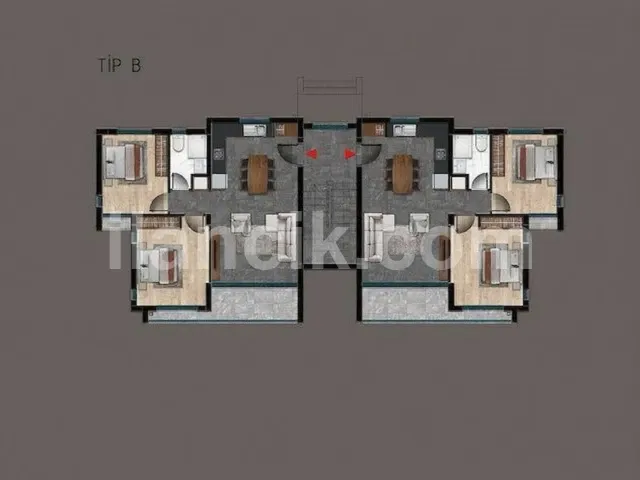 Satılık 2 Yatak Odalı Daire - Alsancak, Girne - 16