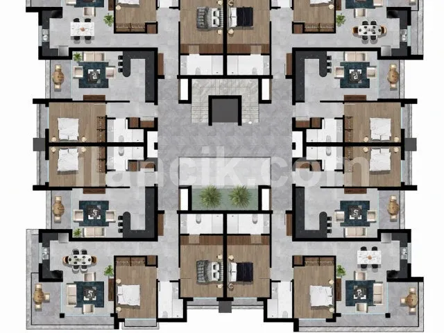 Satılık 2+1 Penthouse - Girne Merkez - 20
