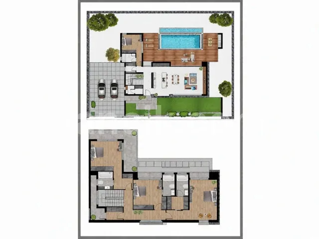 Ozanköy'de Satılık 4 Yatak Odalı Havuzlu Lüks Villa - 6
