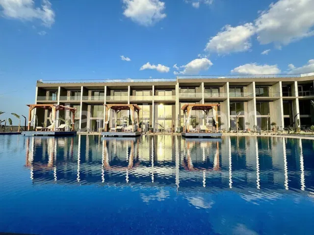 Girne Lapta'da Satılık 1+1 Hazır Daire